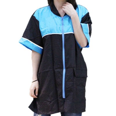 Pet Shop Work Uniform Beauty Salon Smock Full Zipper Work Clothes Dog Grooming Breatheable Beautician Apron