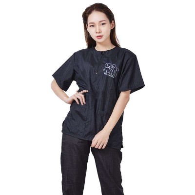 S/M/L/XL/3XL Men And Women Beauticians For Waterproof And Breathable Work Clothes Pet Shop Cosmetology Uniforms